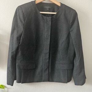 Ann Taylor Black Textured Jacket